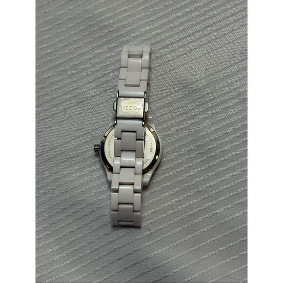 Fossil Mini Stella White Tone Watch Needs Battery - Picture 3 of 6